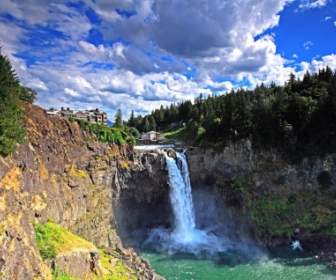 Snoqualmie Falls Wallpaper Waterfalls Nature