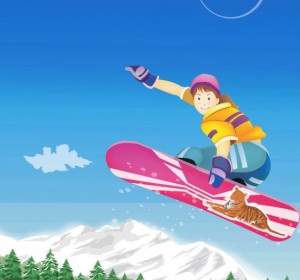 Kid De Snowboard