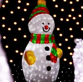 雪だるまのクリスマスの装飾
