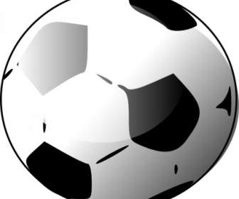 Fussball-Ballon-ClipArt-Grafik