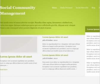 Template Manajemen Komunitas Sosial