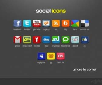 Social Icons Pack Icônes Pack