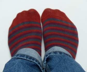 Socken Strümpfe Rot