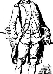 Soldier Historic Cothing Clip Art