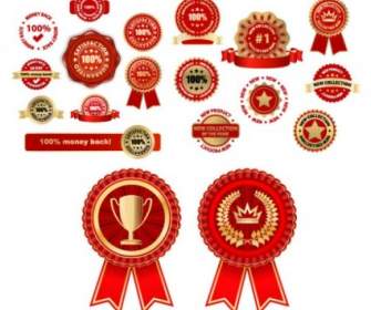 Some Of The Practical Badge Medal Vector