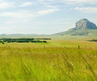 南アフリカ共和国の風景山