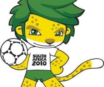 África Do Sul Mundial Copa Mascote Zakumi Vetorial Adobe Ilustrator Design