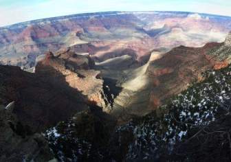 Panorama Del Grand Canyon South Rim