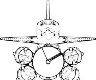 Sowjetische Shuttle-ClipArt