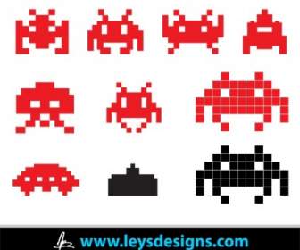 Space Invader Symbole