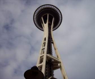 Espaço Agulha Skyline De Seattle
