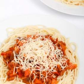Porzione Di Spaghetti Bolognese