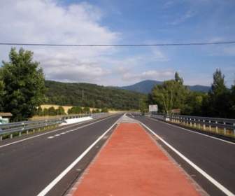 Spanien-Landschaft-Straße