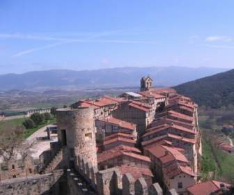 Spanien Berge Burg