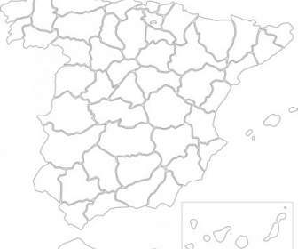 Spain Provinces Clip Art