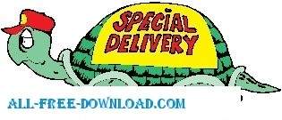 Special Delivery Schildkröte