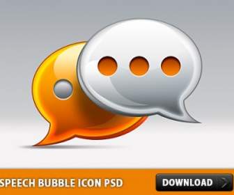 Speech Bubble Icon Psd