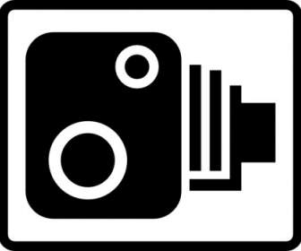 Speed Camera Sign Clip Art