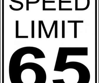 Limite De Velocidade Roadsign Clip-art