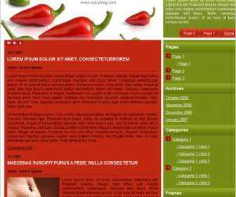 Spicy Blog Template