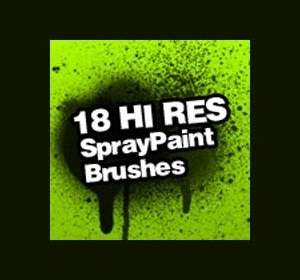 Spray Paint Splatter Brushes