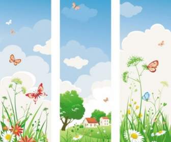 Spring Of Banner04 Vector