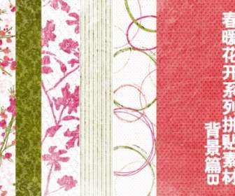 Spring Series Of Collage Background Papers B