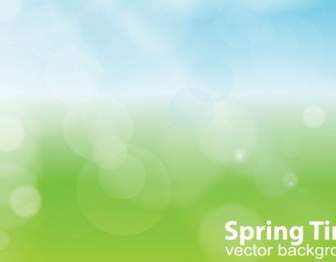 Spring Sun Vector Background