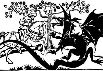 St George And The Dragon Clip Art