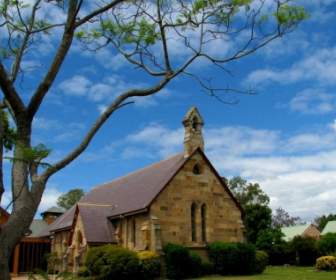 St John S Kościół Anglikański Tapeta Australia świat