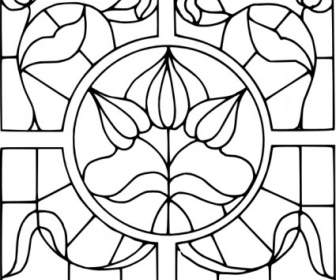 Stained Glass Motif Clip Art
