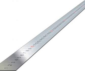 Stainless Steel Ruler Perspective