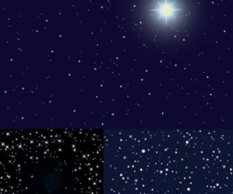 Sternenhimmel Hintergrund Vektor