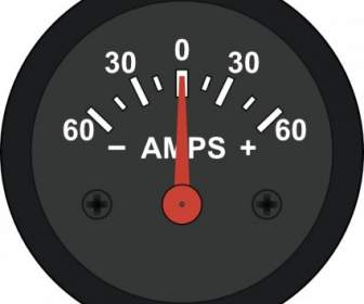 Startright Automobil Amp Meter ClipArt