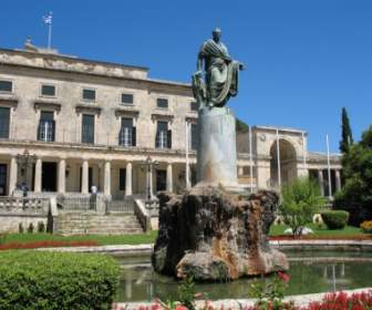 Statue In Corfu