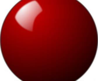 Stellaris Rot Snooker Kugel-ClipArt
