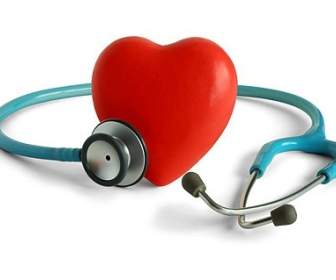 Stethoscope และ Heartshaped ภาพ