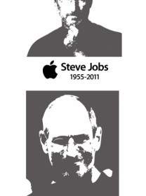Steve Jobs Vecteur De Steve Jobs En Noir Et Blanc