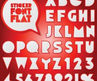Stickers Vector Numbers And Letters