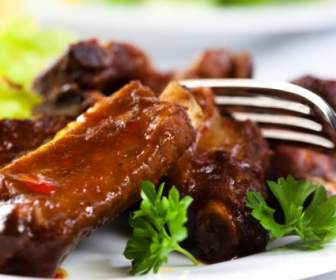Stock Photo Of Braised Ribs Highdefinition Picture