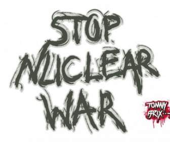 Stop Nuclear War Design Tommy Brix