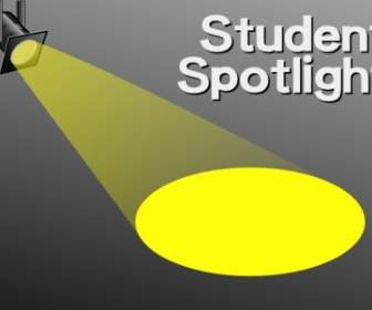 Student Spotlight Clip Art