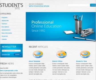 Studenten-Website-Vorlage