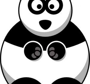 Studiofibonacci Panda De Dibujos Animados Clip Art