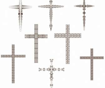 Set Di Croce Stilizzata