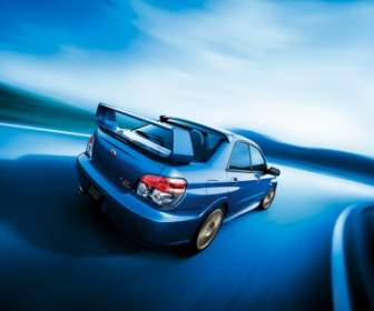 Subaru Impreza Wrx Sti скорость дорога Обои для рабочего стола Автомобили Subaru