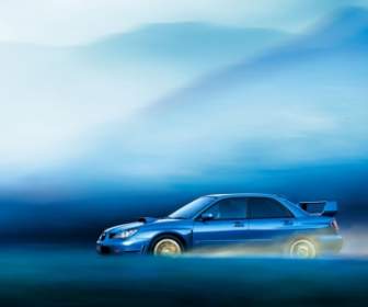 Subaru Impreza Wrx Sti скорость обои автомобили Subaru
