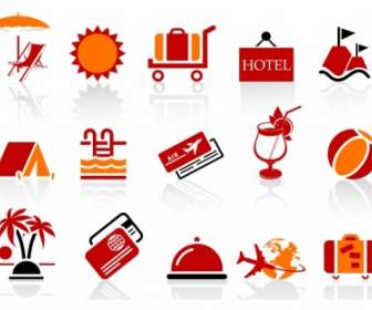 Summer And Vacation Icons