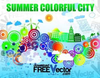 Summer Colorful City