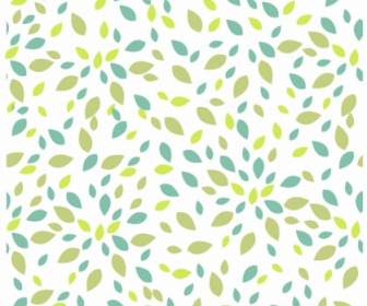 Summer Leaves Texture Seamless Pattern
